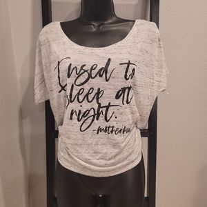 Mama off the shoulder tee